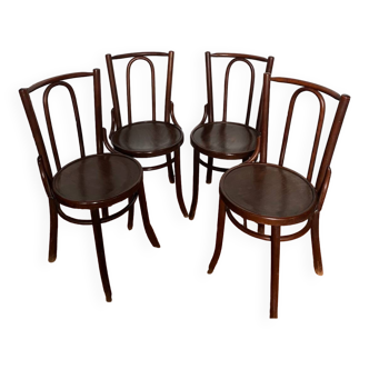 Suite de 4 chaises bistrot