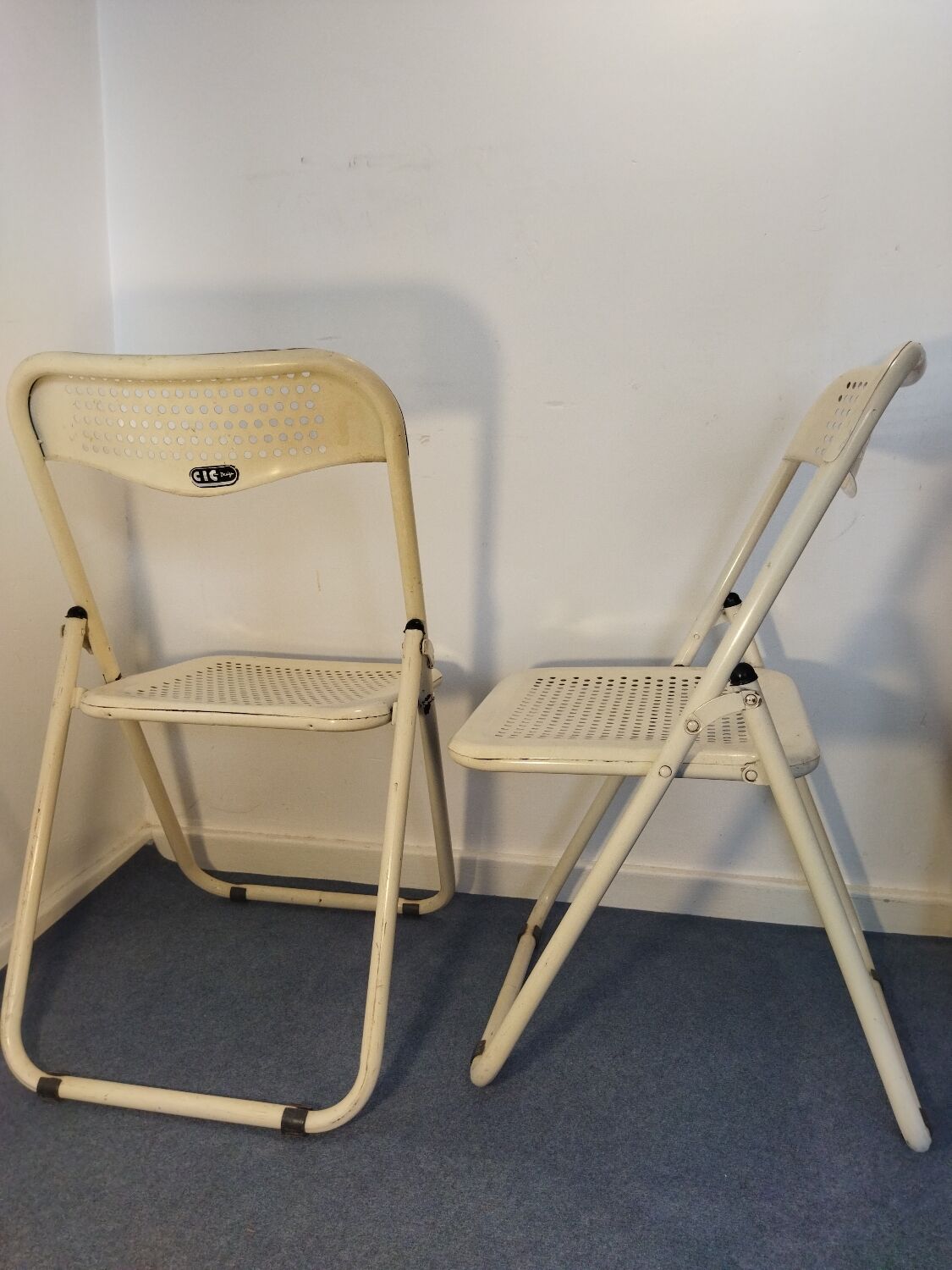 Vintage folding chairs