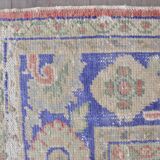 Antique Handmade Vintage Oushak Rug