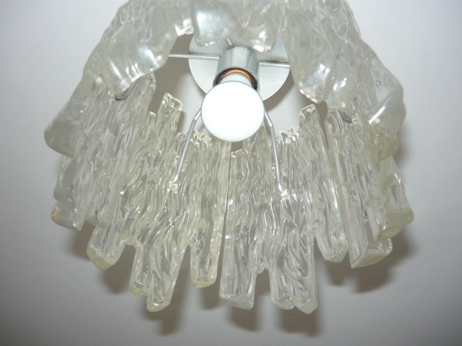 Chandelier "glacons" Kalmar in lucite 1970
