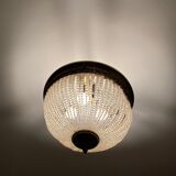 Lustre/basket ceiling / brass hot air balloon and glass