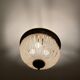 Lustre/basket ceiling / brass hot air balloon and glass