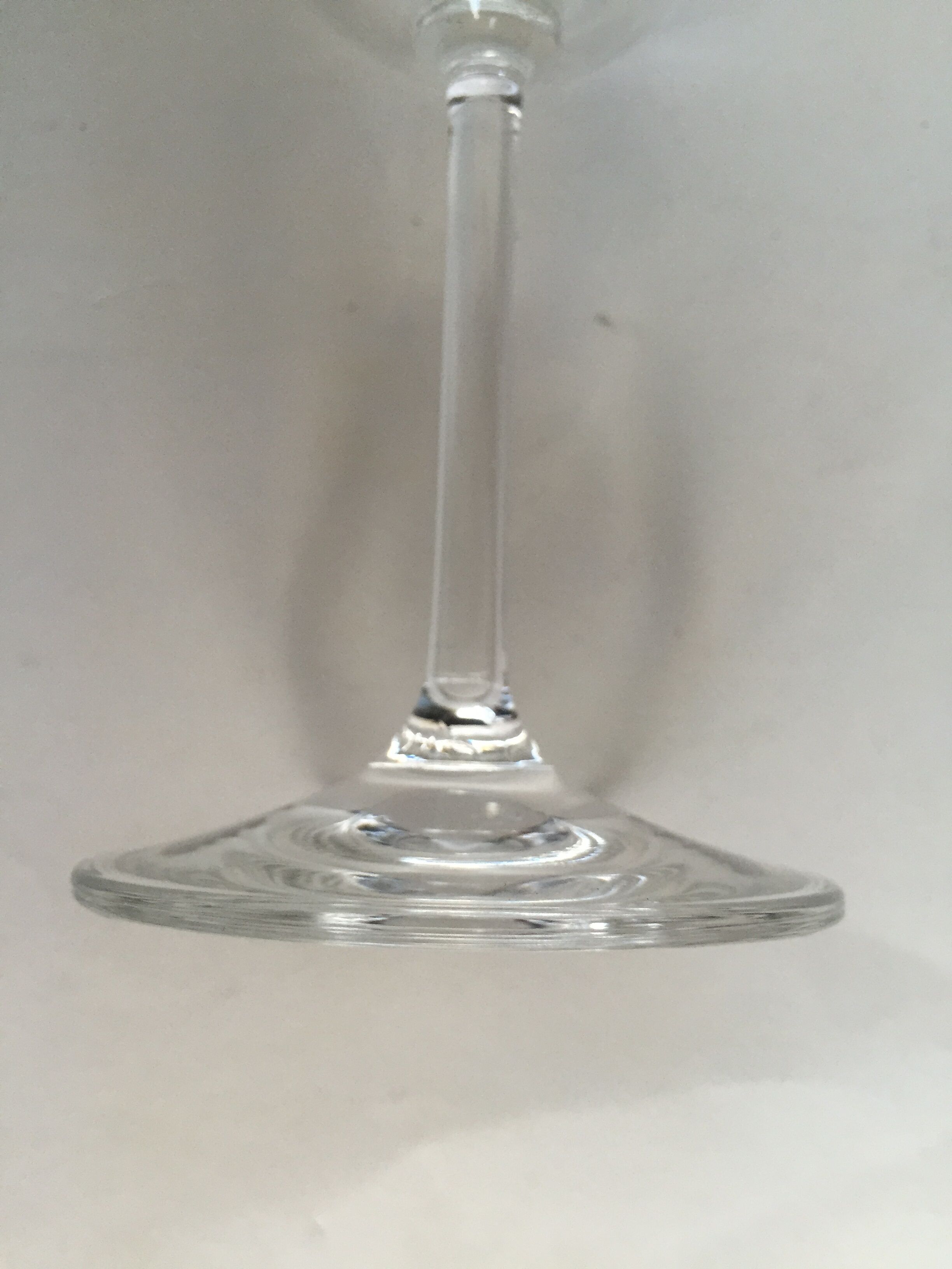 Ensemble de 6 verres à vin en cristal Guy Degrenne