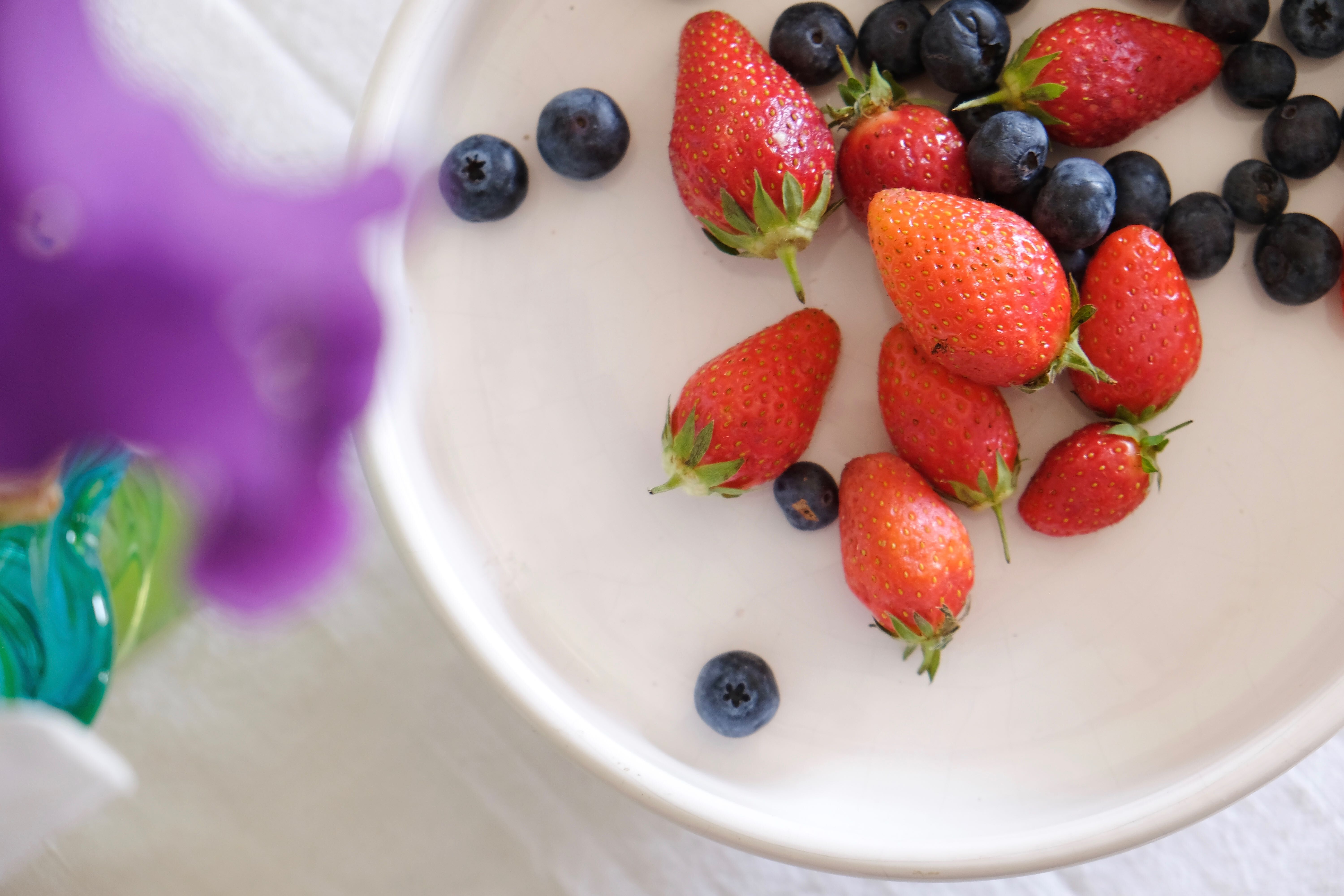 Minimalist white ceramic dish