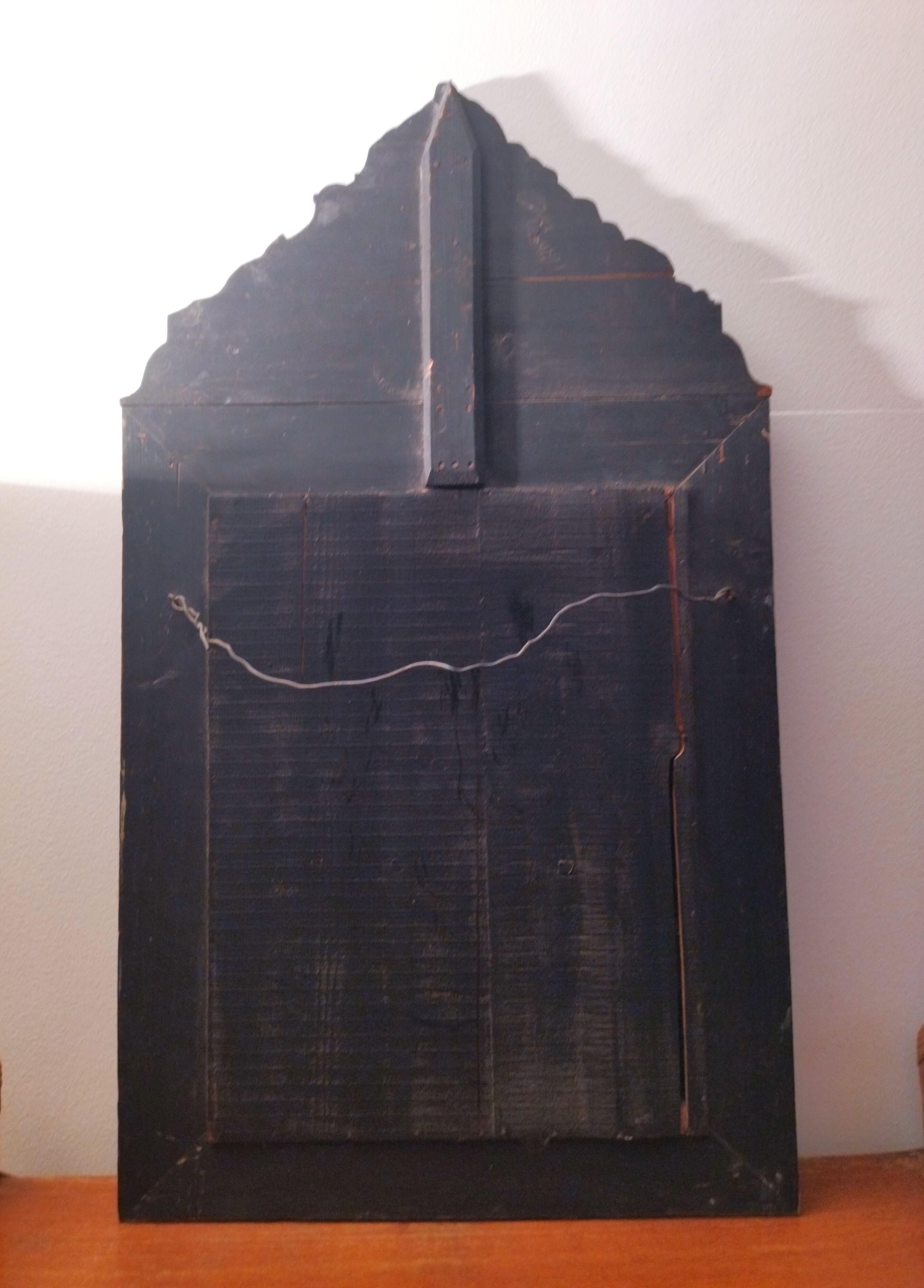 Repelled brass pareclose mirror