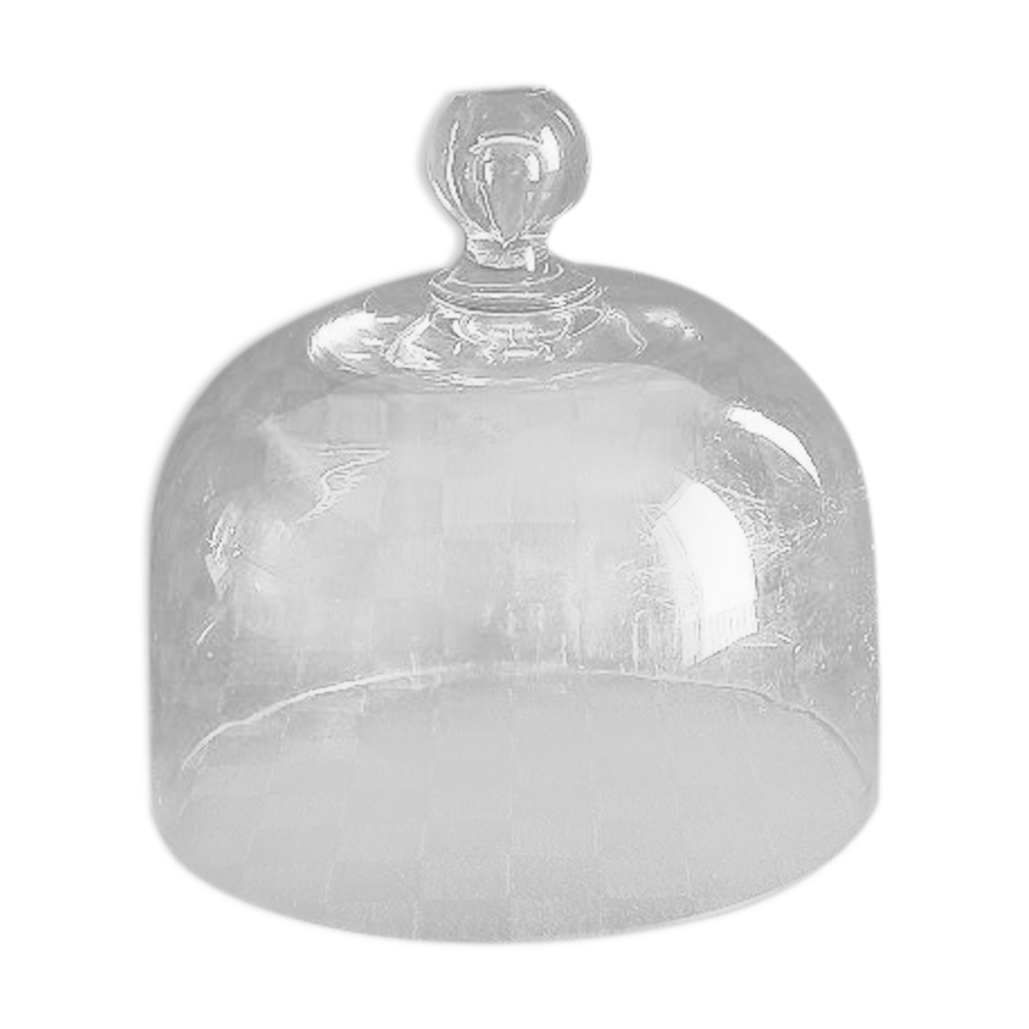 Cloche en verre pour la protection de divers aliments