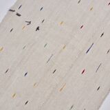 Anatolian Decorative Tribal Hemp Kilim Rug  sku 3652