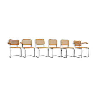Dining chairs B32 by Marcel Breuer 1980s