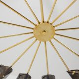 Simone Malachin. Murano glass "star" chandelier. Contemporary.