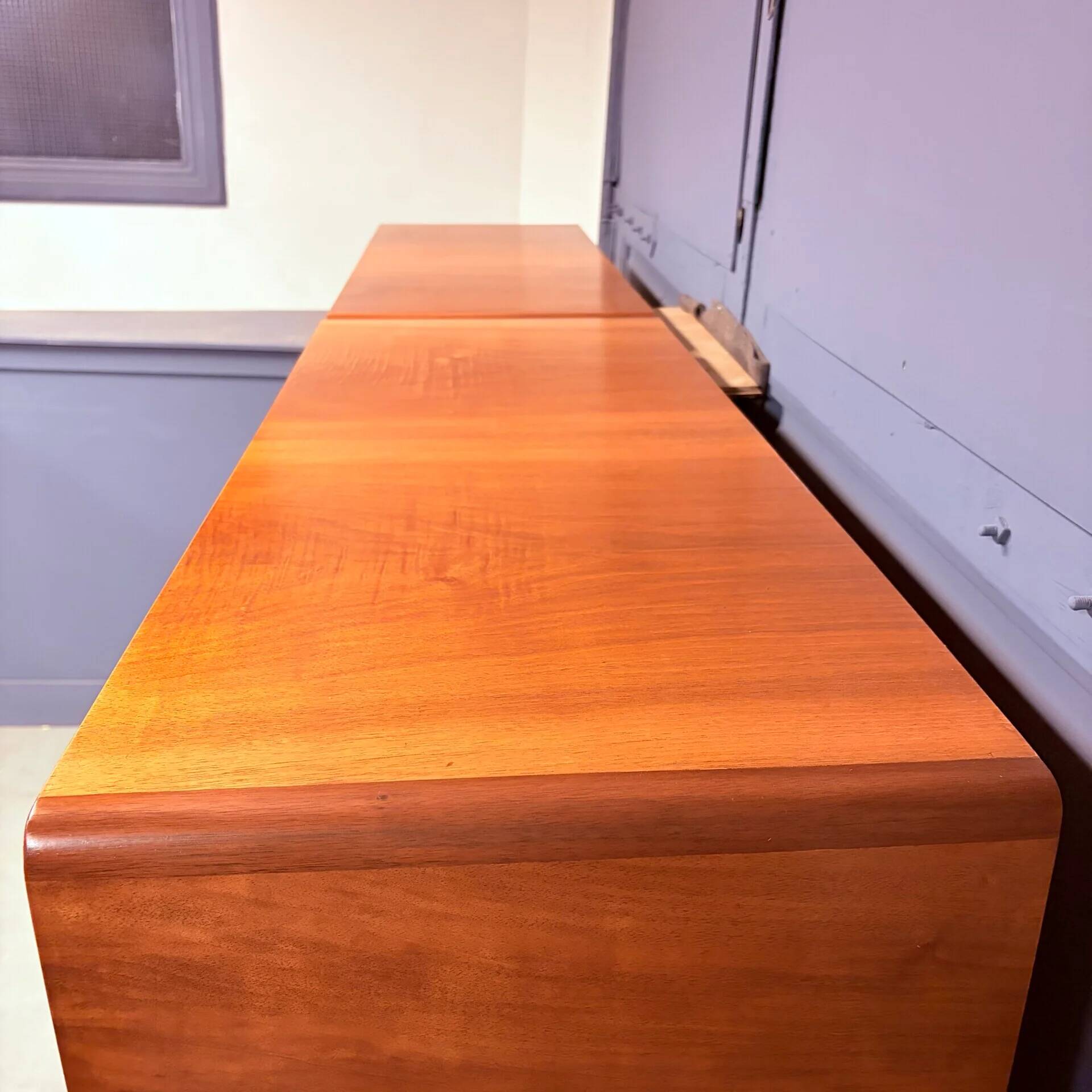 Art Deco bookcases, 1930s, walnut and maple veneer