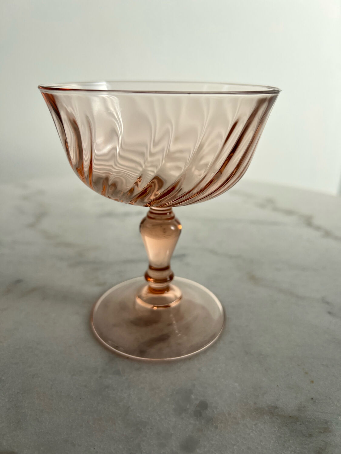 Rosaline stem glass