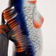 Glass and Porcelain Carafe or Vase with Blue Fish, Europe, 1960