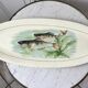 Plat à poisson Gien années 50