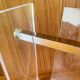 Plexiglas & brass magazine rack by David Lange, 1970s