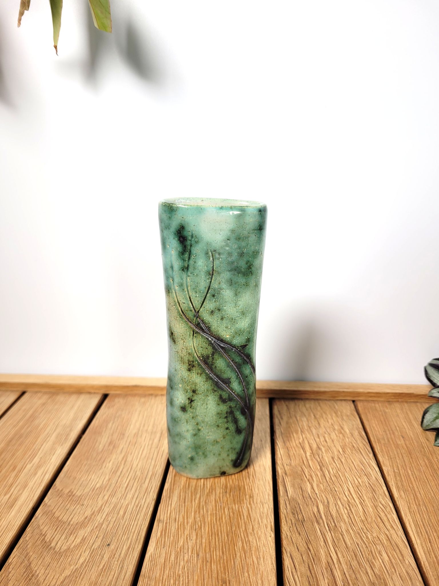 Ceramic soliflore vase J Philippe
