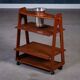 Teak Serving Trolley with Champagne Bucket, Denmark, 1960s