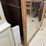 Large antique rectangular mirror
