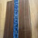 Walnut straw coffee table