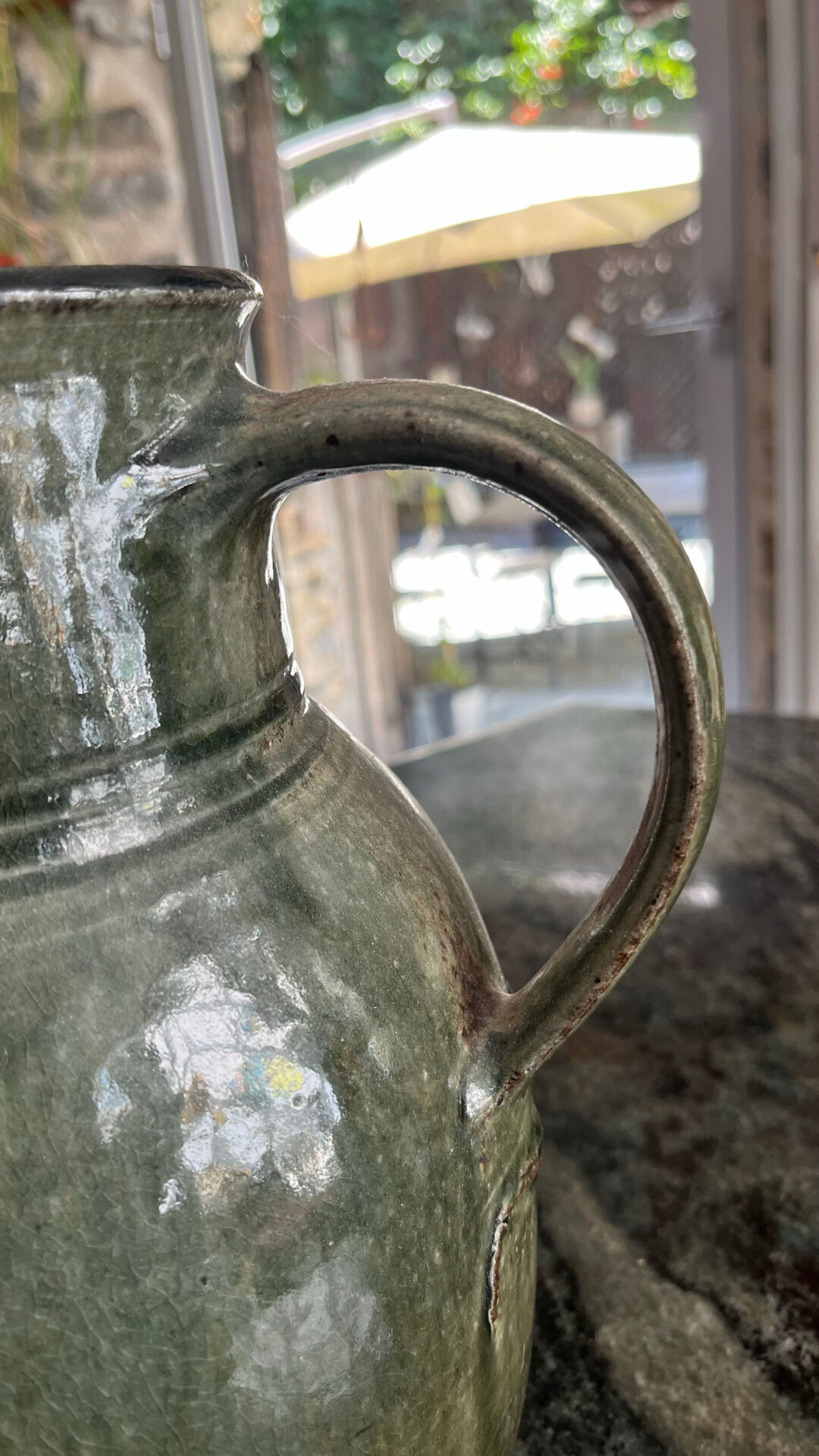 Stoneware jug