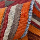 Vintage Burgundy Persian Kilim Runner Rug,, 98x235Cm