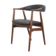 Danish Teak & Leather Armchair by Th. Harlev for Farstrup Møbler