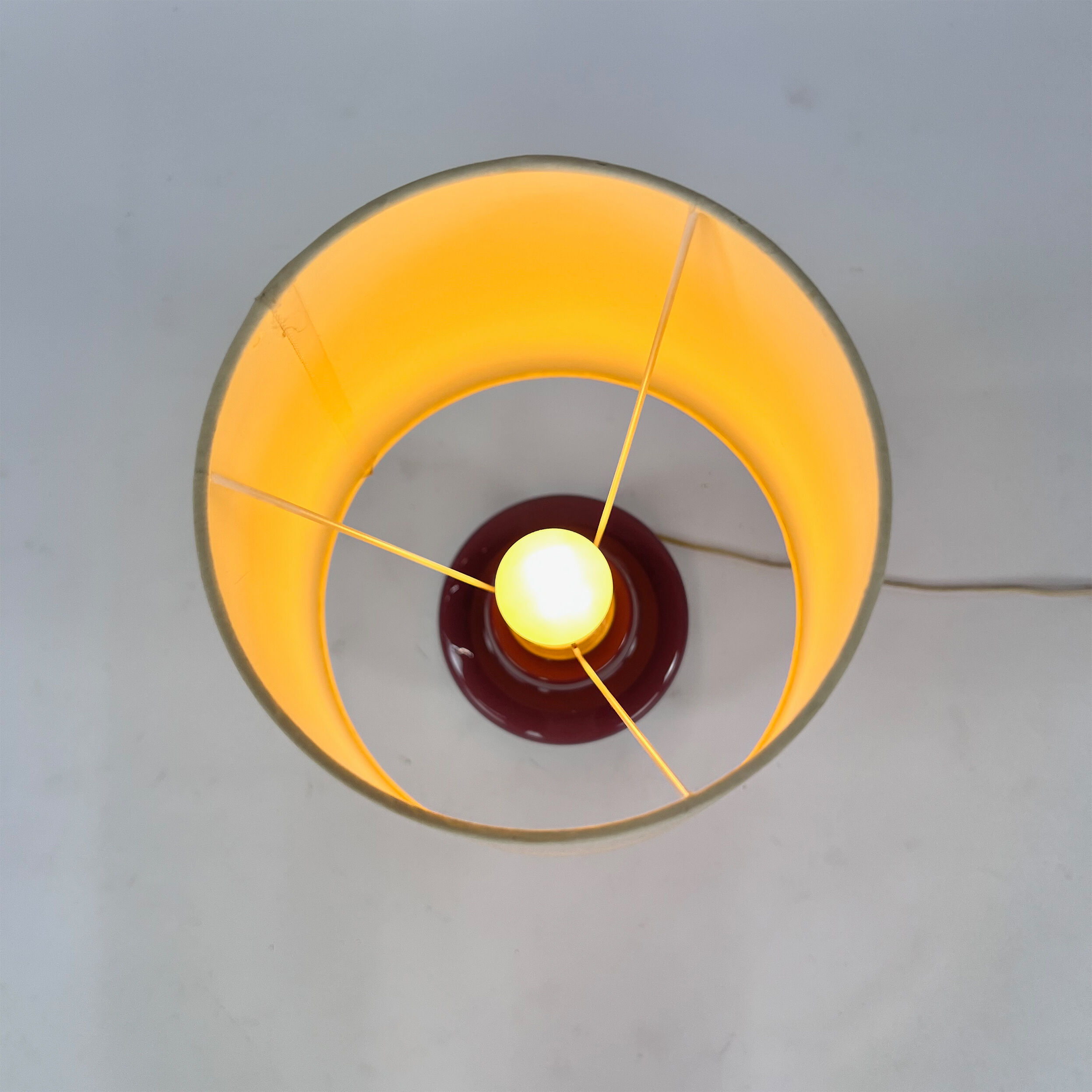 Mid century danish table lamp by holmegaard, 1960s