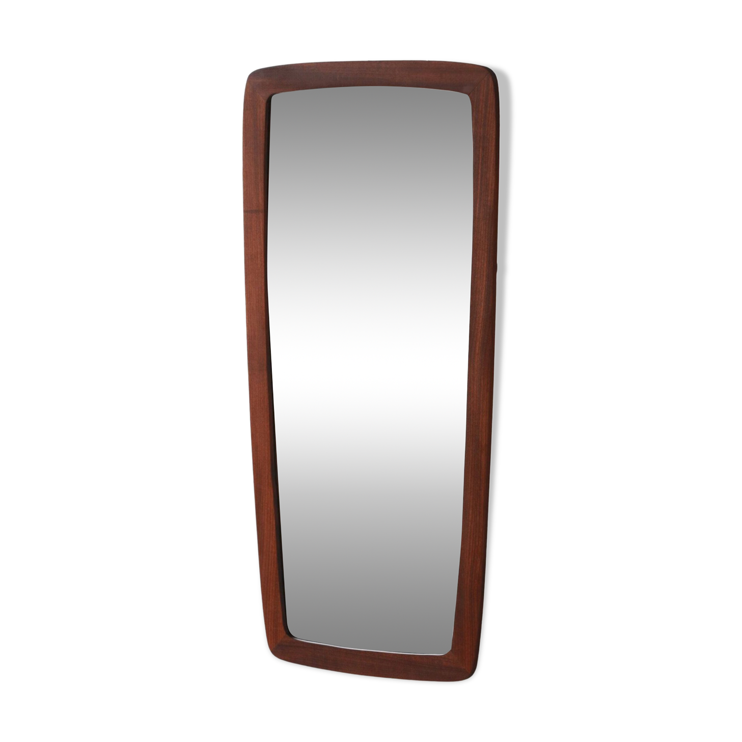 Free form mirror - teak - scandinavian - 14.09.23.01