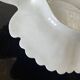 White earthenware plate