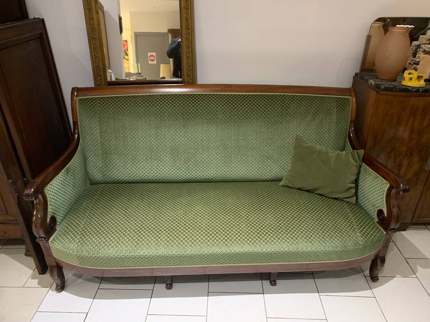 Restoration style sofa