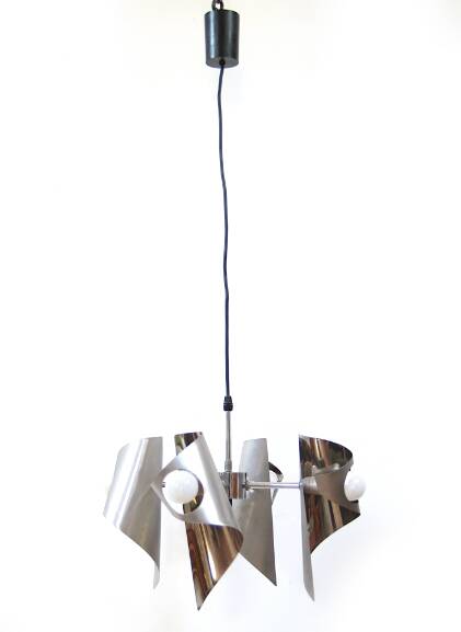 4-flame chrome stainless steel pendant light