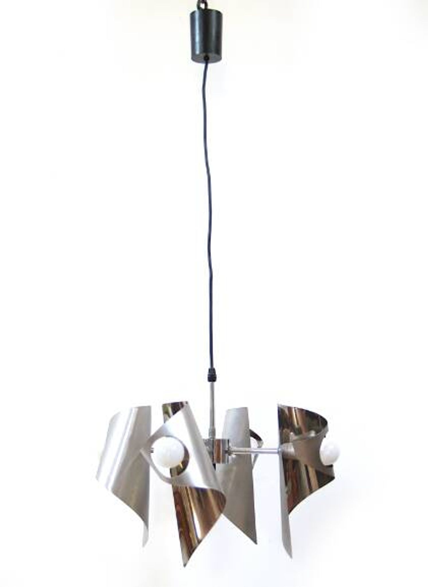 4-flame chrome stainless steel pendant light