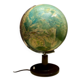 Vintage 1940s Columbus Duo Glass Globe Lamp