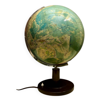 Lampe Globe en Verre Duo Columbus Vintage Années 40