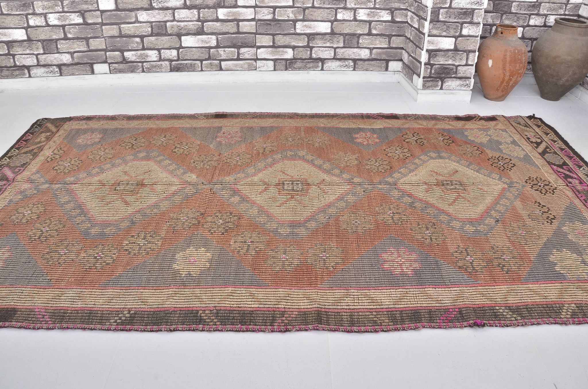 Geometric Anatolian Kilim Rug sku 1671