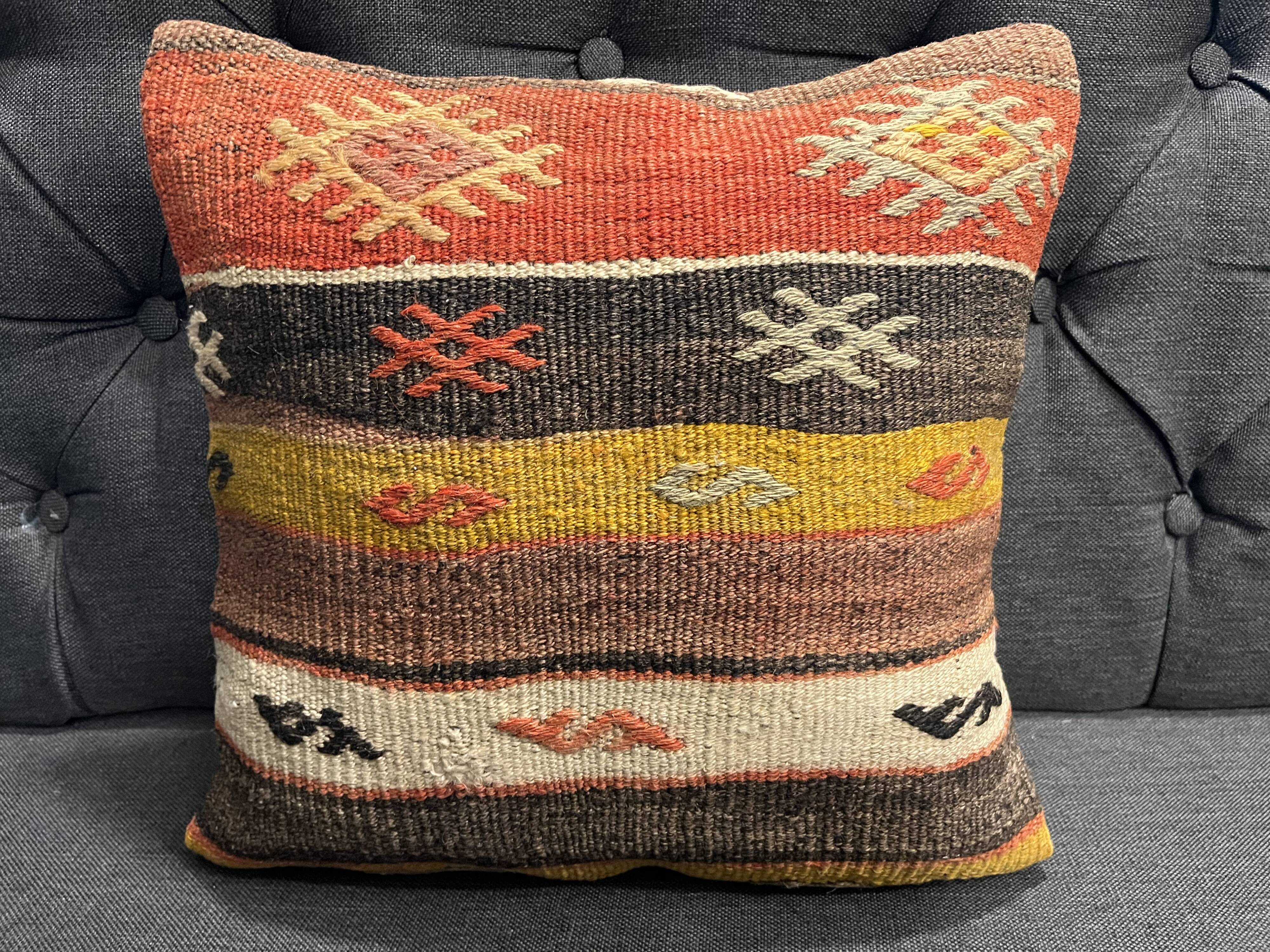 Coussin Kilim fait main