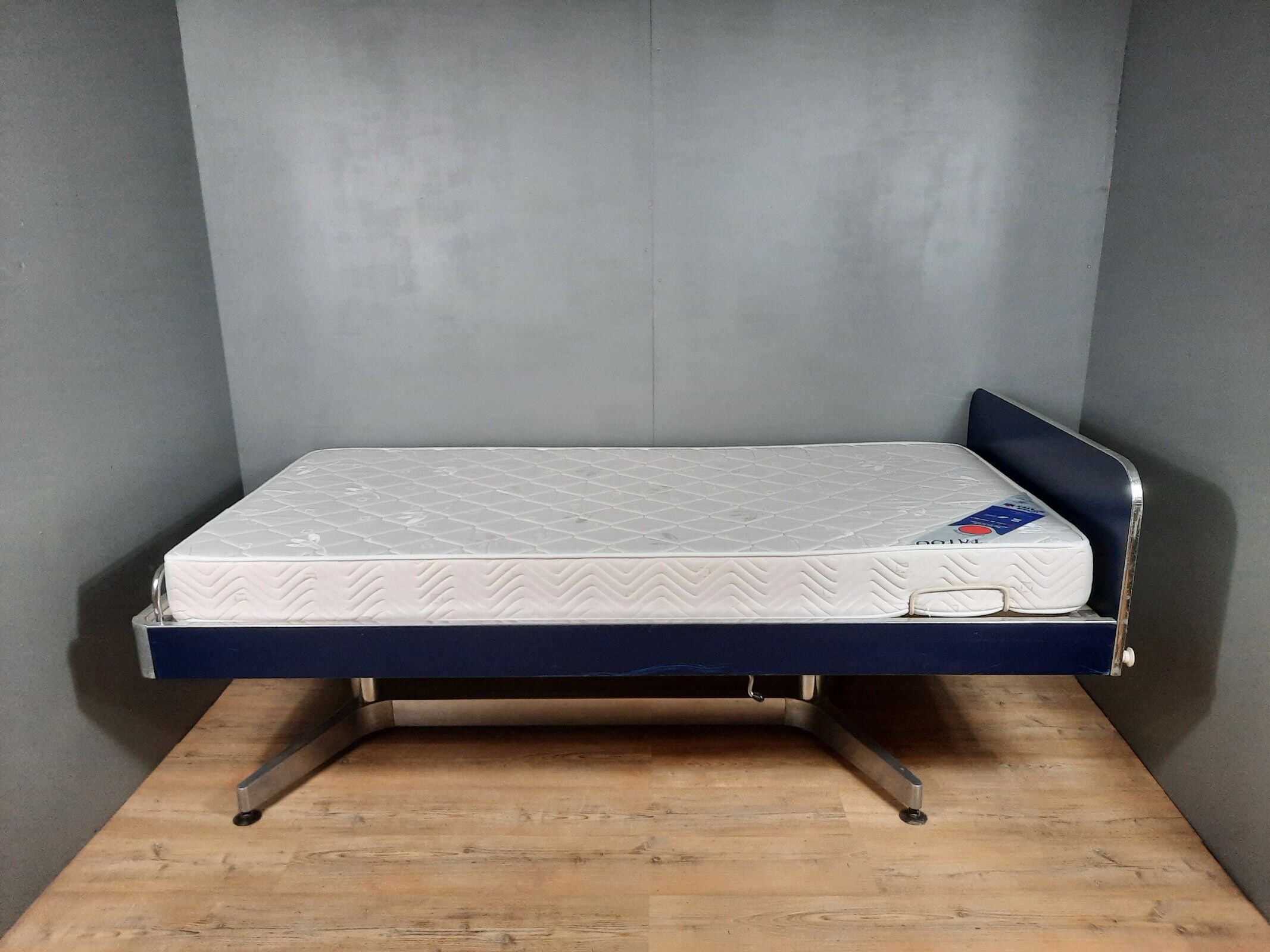 Old vintage hospital bed from the 70s
