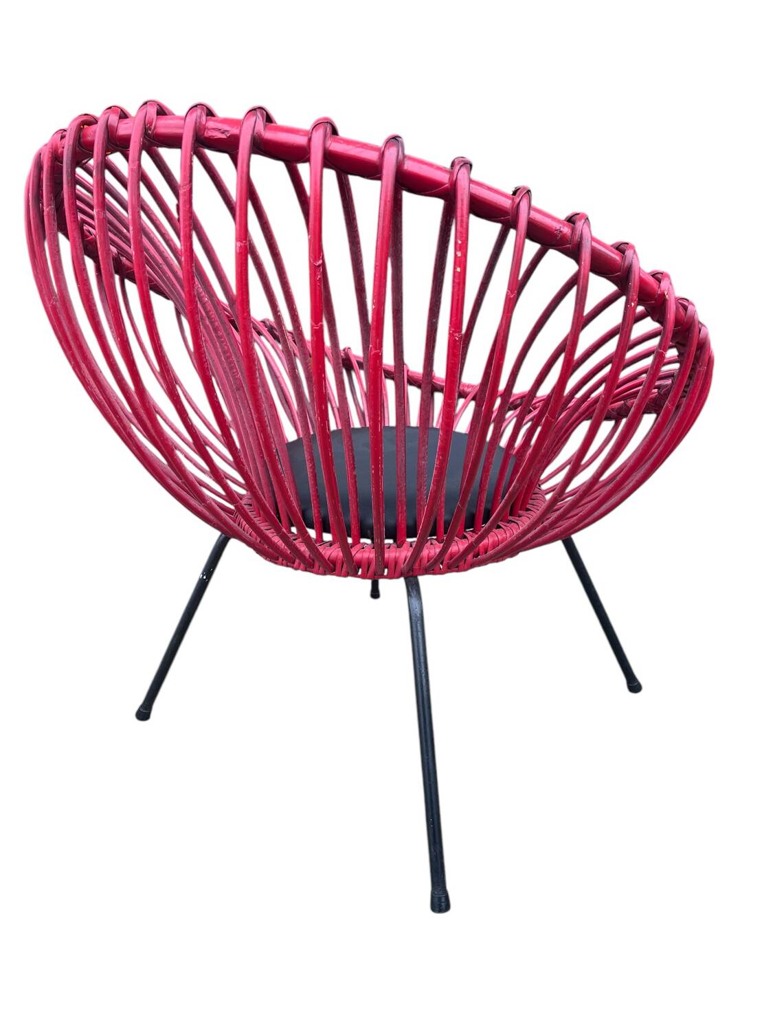 Rattan armchair