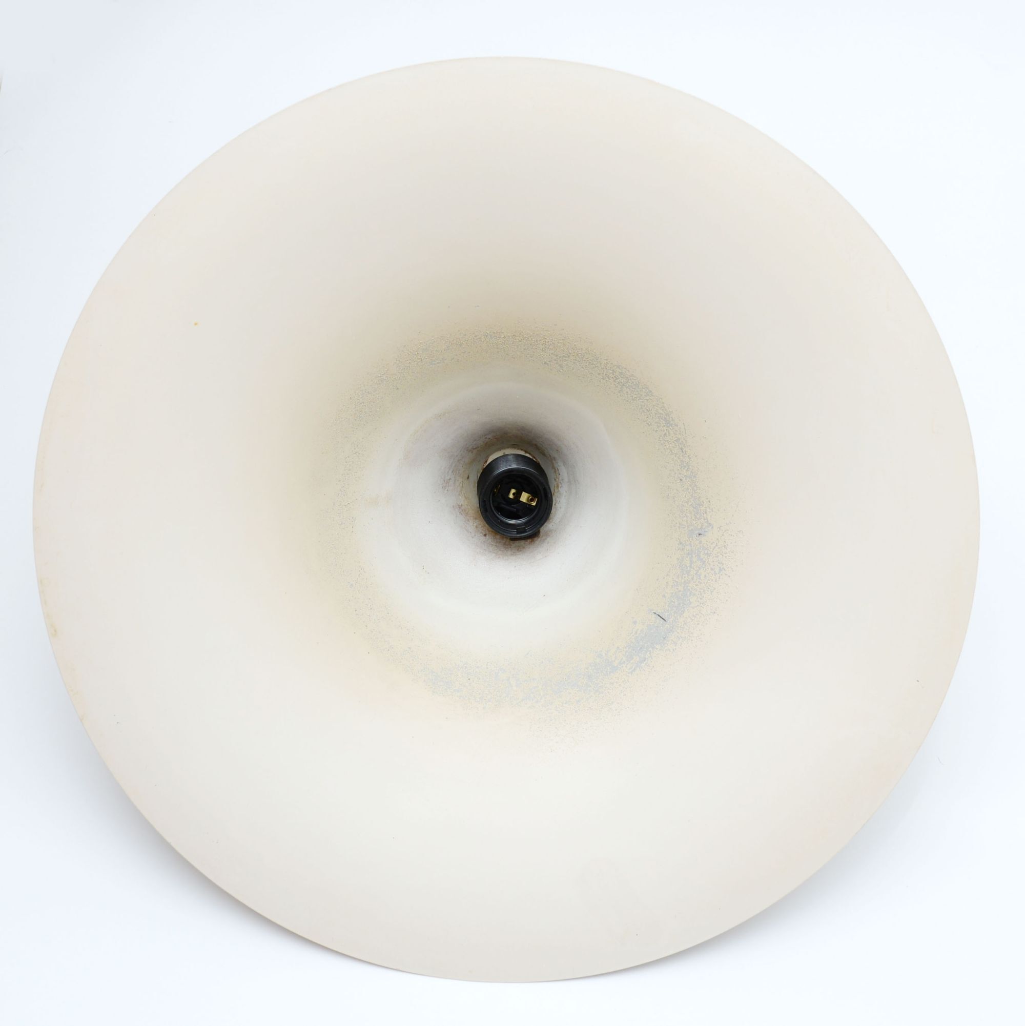 Semi pendant lamp in Brass, Denmark 1970s