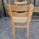 Set of 4 oak chairs