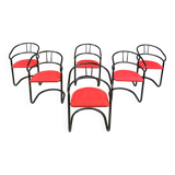Post modern dining chairs, 1980s