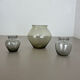 Set of Three Turmalin Vases by Wilhelm Wagenfeld for WMF, Germany 1960