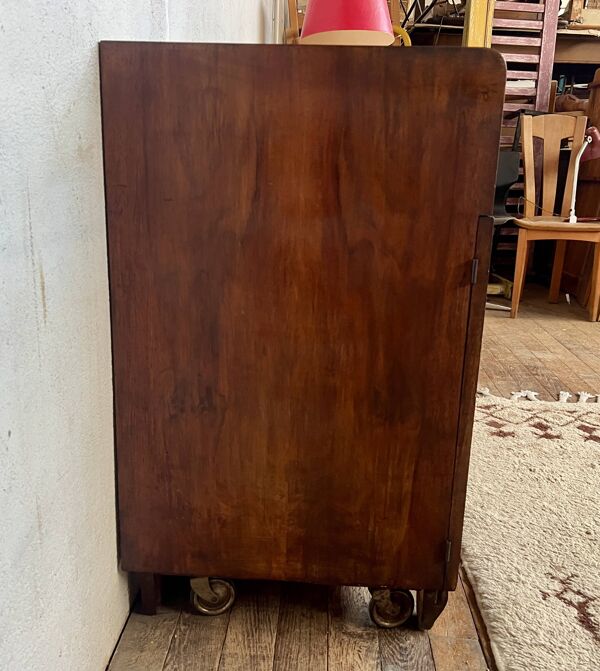 Buffet ancien Art déco psychédélique