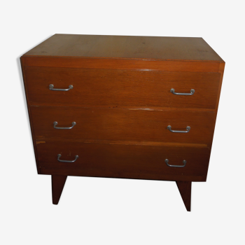 Commode vintage pieds compas