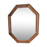 Vintage octagonal mirror.