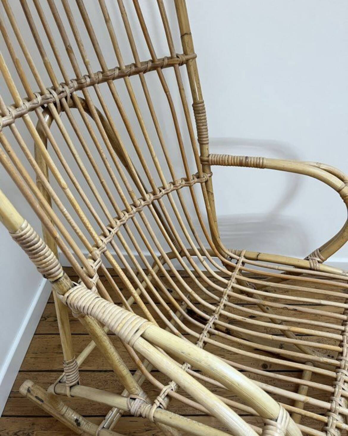 Rattan rocking chair
