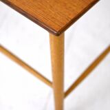 Swedish teak sofa side table