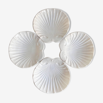 4 coupelles coquilles Saint-Jacques