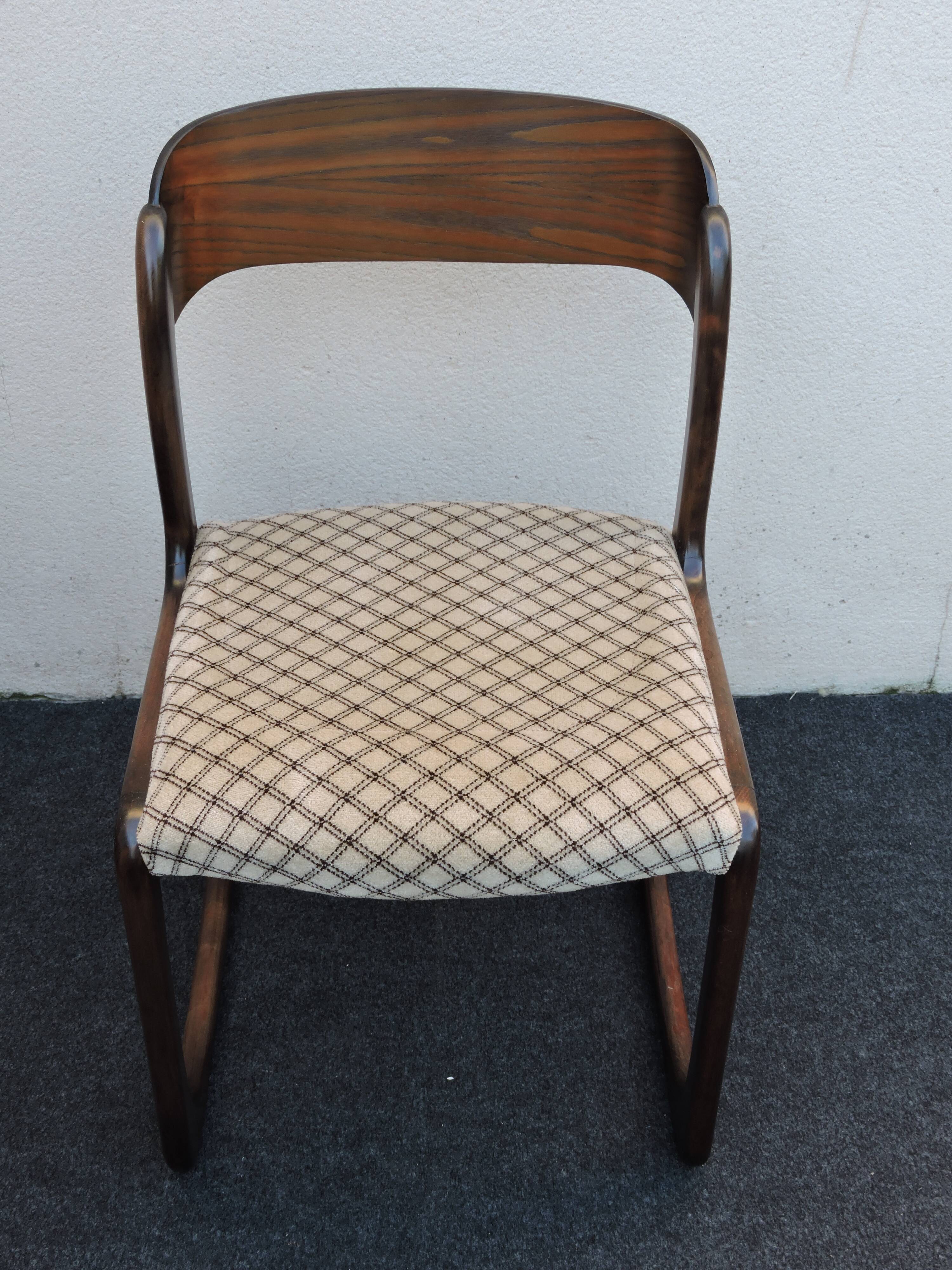 Suite of 6 Baumann chairs model Sleigh