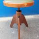 Tripod piano stool with screws
