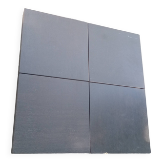 Black white invisible retractable Japanese table